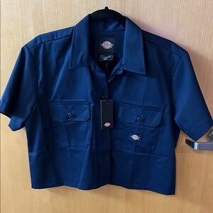 Crop Dickies Dark Blue Utility Shirt